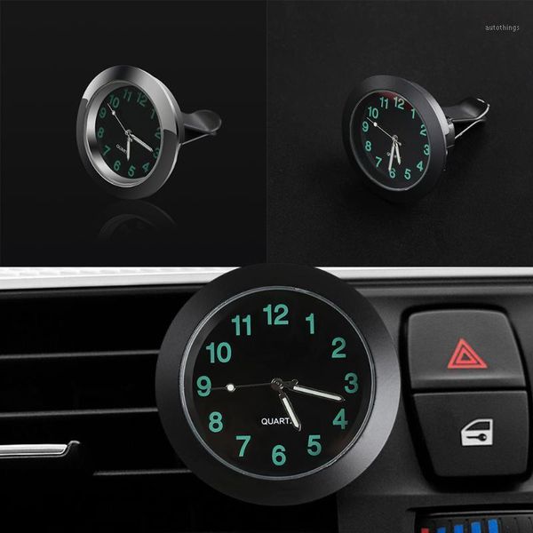 

automobile quartz clock car decoration watch ornaments vehicle auto interior watch digital pointer air conditioning outlet clip1