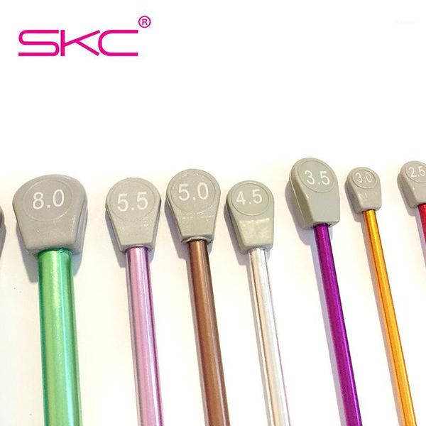 

skc 35cm long crochet hook aluminum afghan tunisian crochet hook 14 size knitted sweaters scarves colorful aluminum1, Black