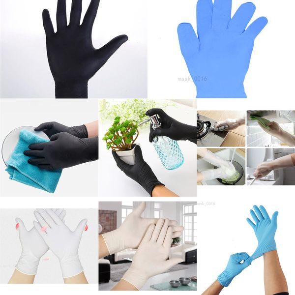 

comfortable rubber original set laboratory mechanic disposable 20 nitrile kitchen gloves 100pcs dkfl
