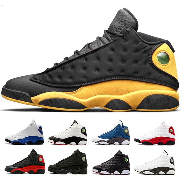 

new 13 melo class of 2003 he got game men basketball shoes grey toe phantom black cat chicago bred dmp sports sneakers, White;red