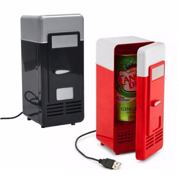 

mini usb fridge office cooler beverage drink cans cooler warmer portable refrigerator usb gadget for l wmtwyf