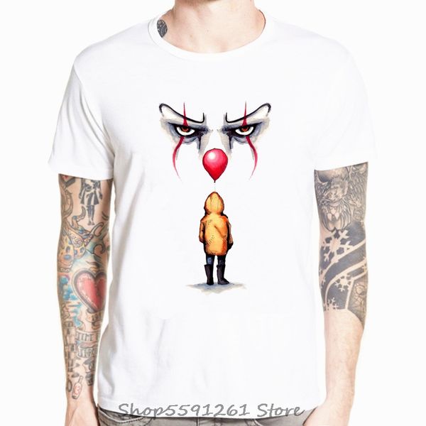 

horror movie it penny wise clown joker casua tshirt hip hop streetwear tee 90s boys cool sport hooded sweatshirt hoodie men t shirt