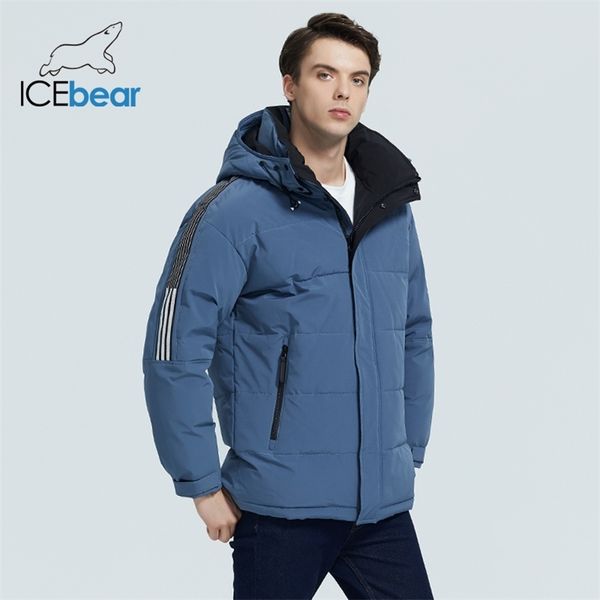 

icebear 2020 winter men's jacket casual men's coat fashionable outdoor men's clothing windproof and warm jackets lj201215, Black