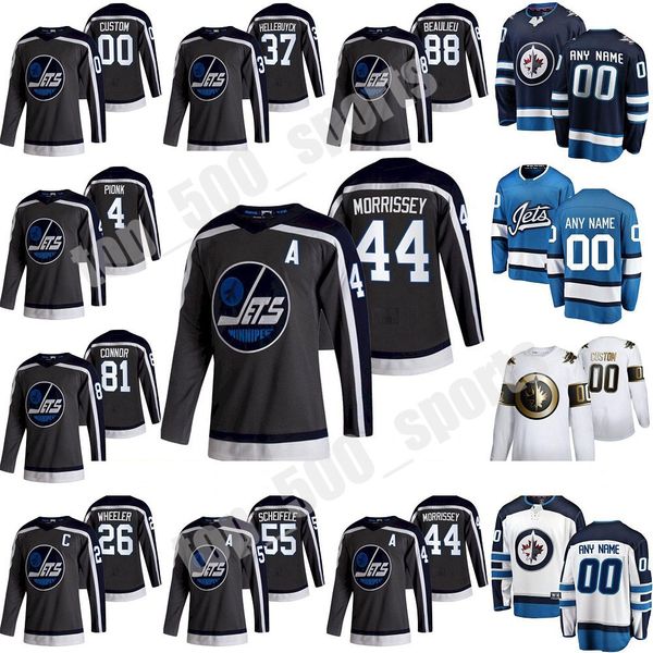 

winnipeg jets 2021 reverse retro jersey 14 ville heinola marko dano nikolaj ehlers adam lowry mathieu perreault hockey jerseys custom stitch, Black;red