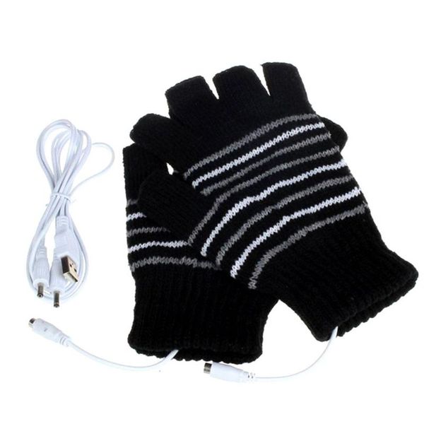 

ski gloves breathable 2 color 5v battery powered motorbike knitted heating heated motocross sports winter outdoor