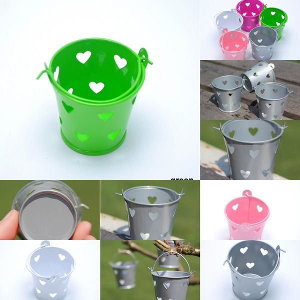 

heart hollow out pails metal colorful mini bucket wedding candy box chocolate pail tin favors boxes 1 nj6nu