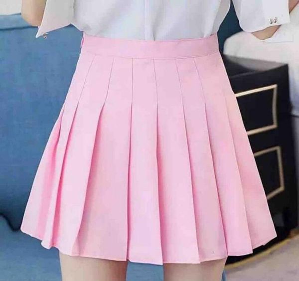 

korean style high waist skirt plus size harajuku women mini skirts ladies white skirt women summer skirts solid color xs-2xl w856, White;black