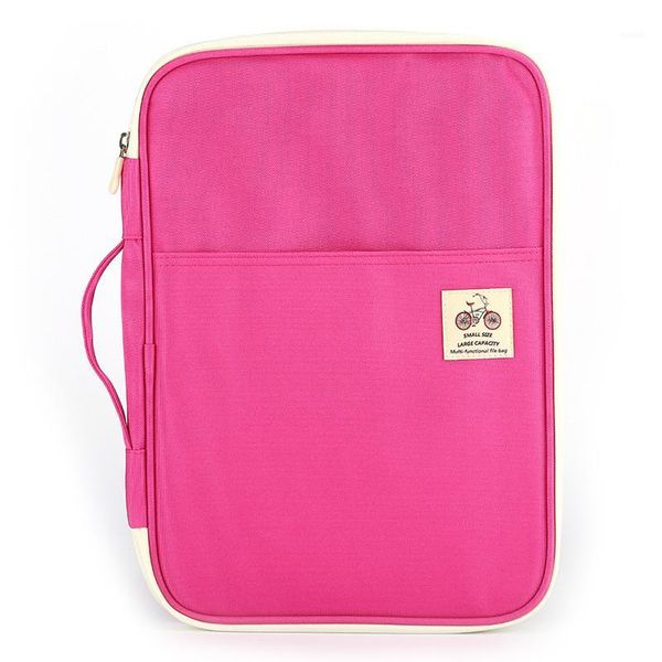 

a4 document make up bag notebooks pens computer briefcase multi-functional filing products portable waterproof storage bags1