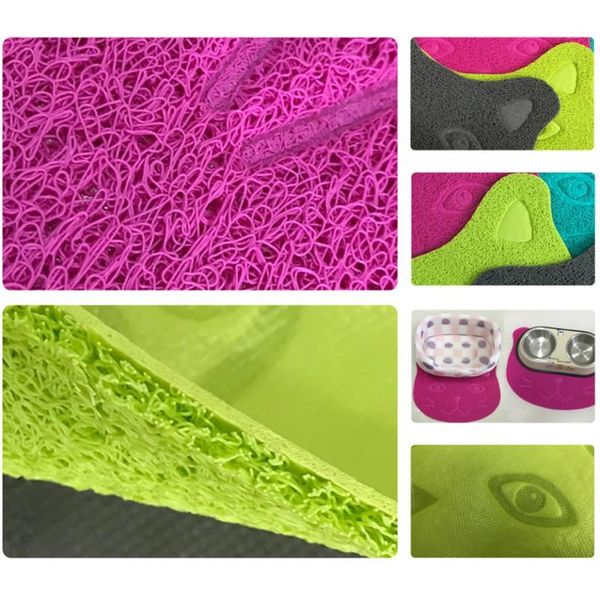 

cat beds & furniture pad home mats waterproof kitten feeder pvc pet toilet mat litter trapper easy cleaning for supplies