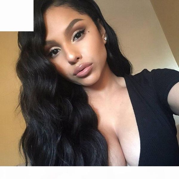 

9a pre plucked lace front human hair wigs with baby hair loose wave brazilian virgin full lace wigs for black women, Black;brown