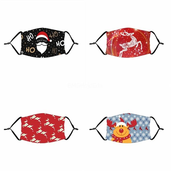 

comfortable face masks flower print anti droplet splash dust filtritionsunshade earloop mouth mask mascherine#933, Black
