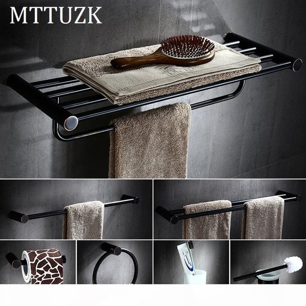 

oil rubbed bronze towel racktowel barbrass black hardware setrobe hooktoilet brush bathroom accessories yxlldx ffshop2001