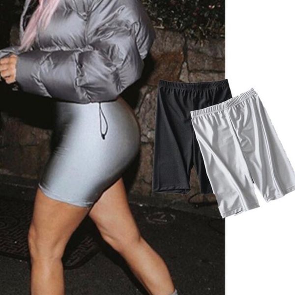 

women summer shorts beach high waist sports shorts jogging leggings gym workout tights women's compression tight seamless slim shorts, White;red