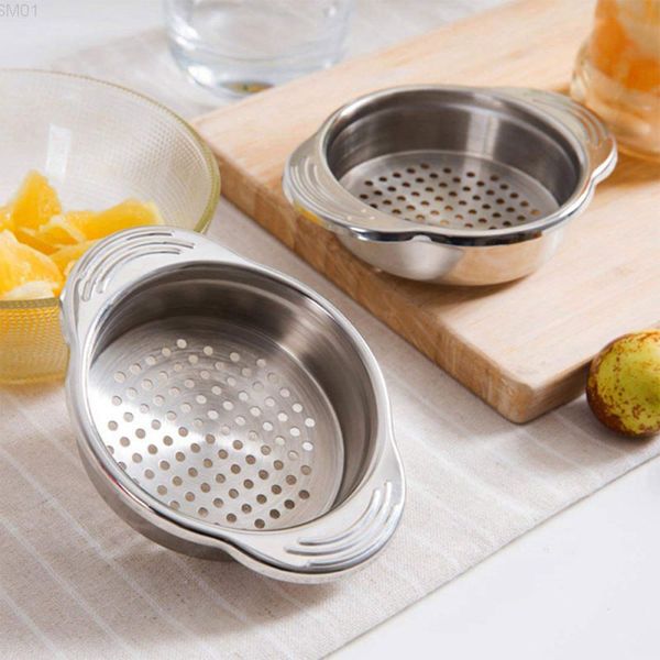 

stainless steel food can strainer sieve tuna press lid oil drainer remover water filter kitchenware