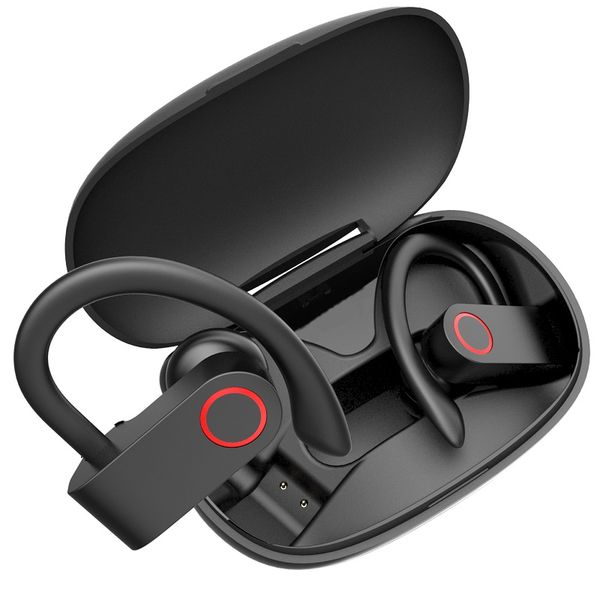 

true wireless headphones bluetooth 5.0 earphone cordless with hand-hd microphone noise canceling earbuds sports waterproof