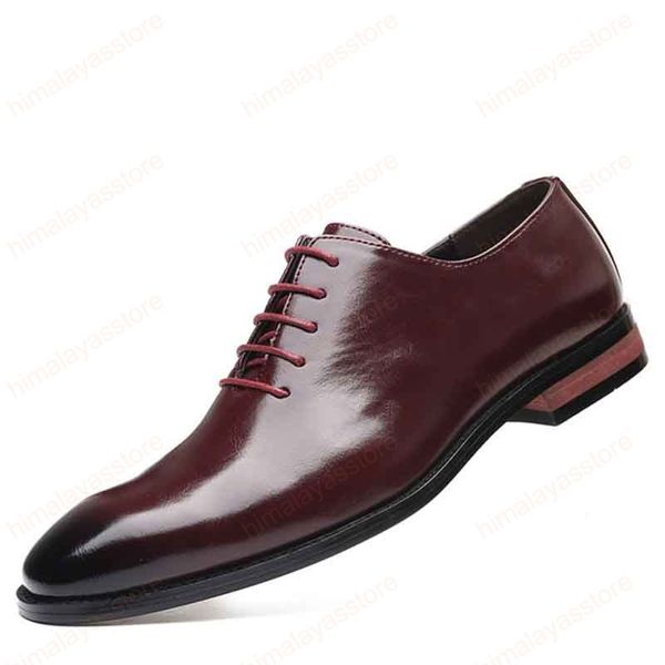 Sapatos Oxford formais Shoes Men Classic Italian Mens vestido sapatos de luxo para homens Plus Size Vestido Preto Zapatos