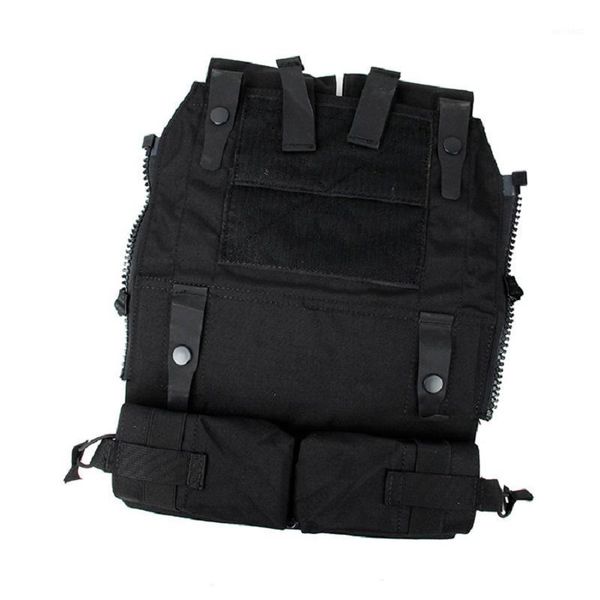 

waist support tmc3107-bk 2021 attack back tactical vest zipper bag non reflective fabric1, Black;gray