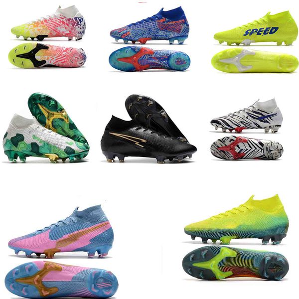 

2020 new mercurial superfly 7 elite se fg neymar ronaldo mens soccer cleats soccer shoes acc mens football boots scarpe da calcio