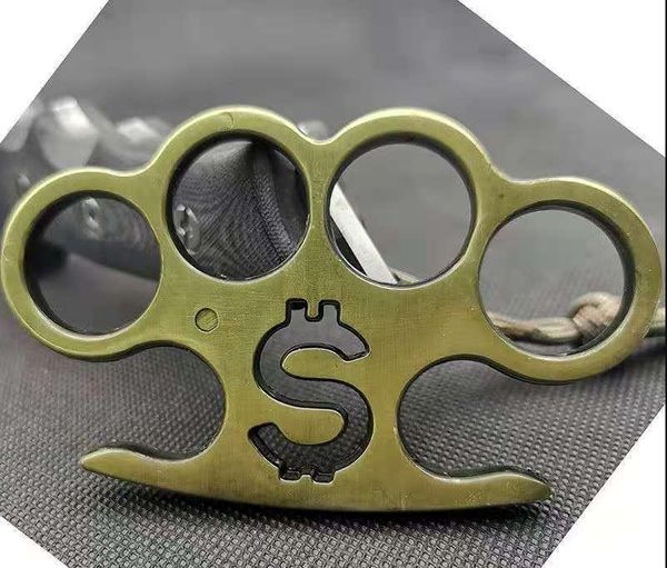 

alloy finger tiger four finger self-defense weapon portable hand clasp fist finger martial arts self-defense combat training equipment han54