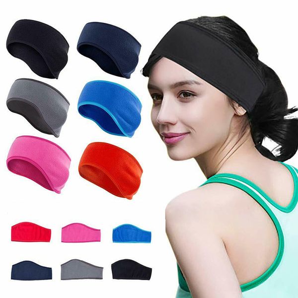 

earband warm fleece zearmuffs men winter women 1 pc sport stretchy headband ear warmers headdress