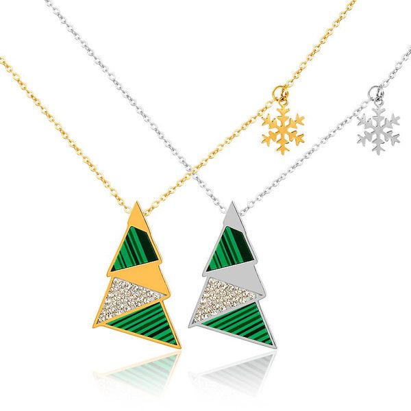 

fysara рождество снежинка кулон колье ожерелье смешной нежный воротник цепь ожерелье для женщин из нержавеющих ювелирных изделий collier qyl, Black