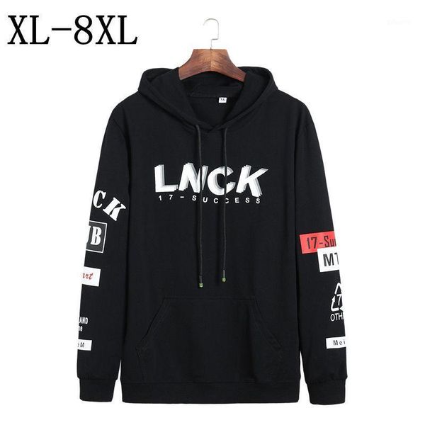 

bktrend 2018 new brand hoodie streetwear hip hop hooded hoody mens hoodies and sweatshirts plus size 6xl 7xl 8xl1, Black