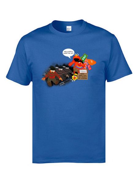 

printed nightmare on elmos street boy brand new round collar pure cotton anime funny cartoon boy hoodie designers t shirts sweatshirt