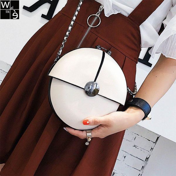 

wallike brand 2020 fashion women chain bag lady messenger bag small round spring summer cute mini shoulder bags