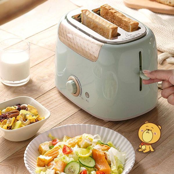 

2 slices stainless steel automatic toaster quick heating bread sandwich machine home breakfast maker 6 levels1