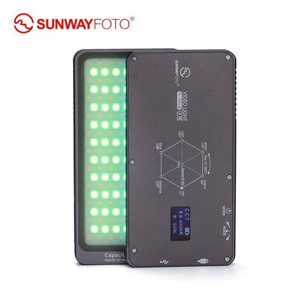 

flash heads sunwayfoto fl-70 rgb led light color selfie video camera studio for pography lighting1