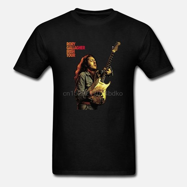 

rory gallagher irish tour logo rock blues guitarist men's black hoodie designers t shirts sweatshirt