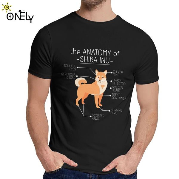 

round neck anatomy of a shiba inu t shirt vintage comfortable homme tee shirt big size sport hooded sweatshirt hoodie