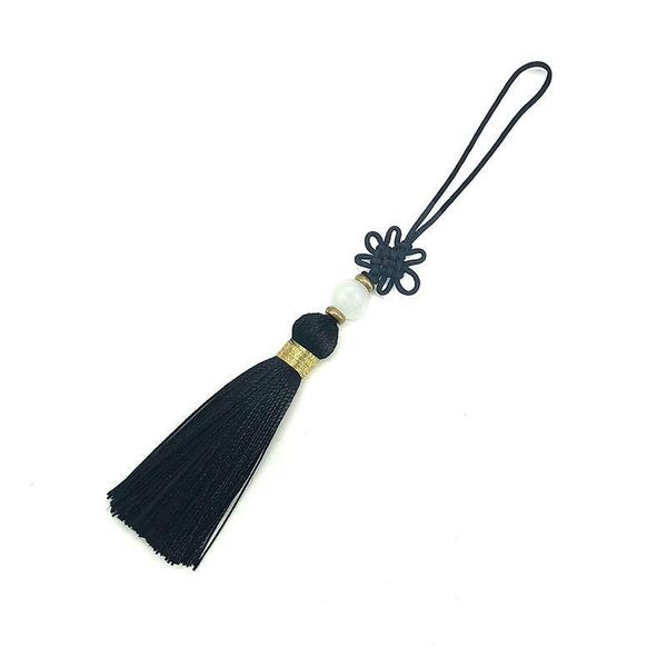 

12pcs lot 5.5cm chinese knot tassel with beads silk sewing tassel trim decorative key tassels for diy curtains home decoration h jllzyo