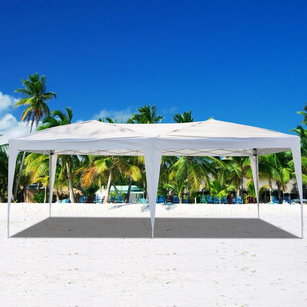 

10x20ft wedding party tent 3x6m pop up outdoor camping waterproof folding gazebo beach canopy with carry bag ing