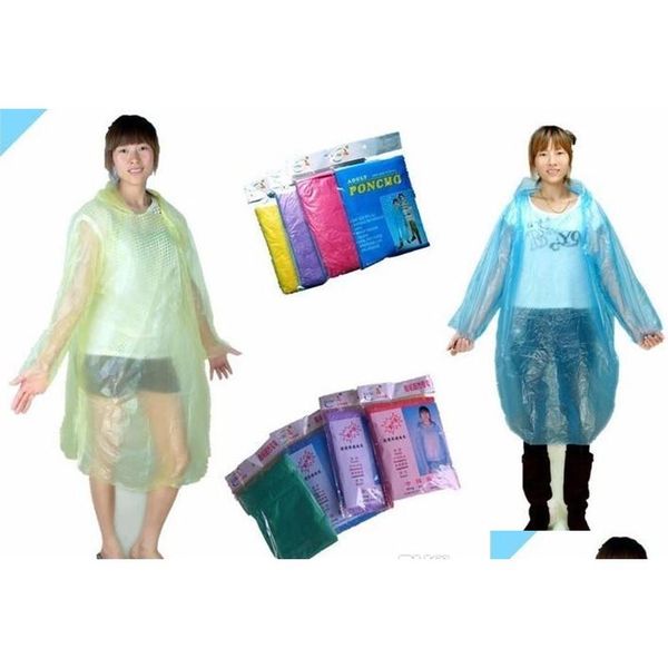 

disposable raincoat one-time emergency waterproof hood poncho travel camping must rain coat outdo qylhyz garden2010