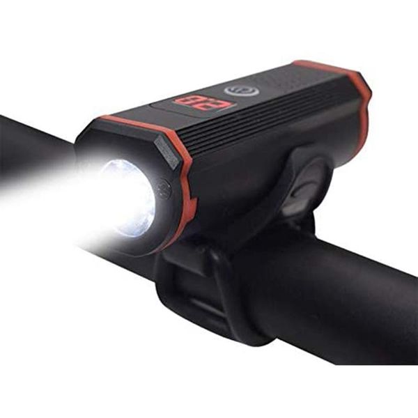 

lcd bicycle headlight led bike lights smart usb rechargeable lights running bike front light lamp cycling