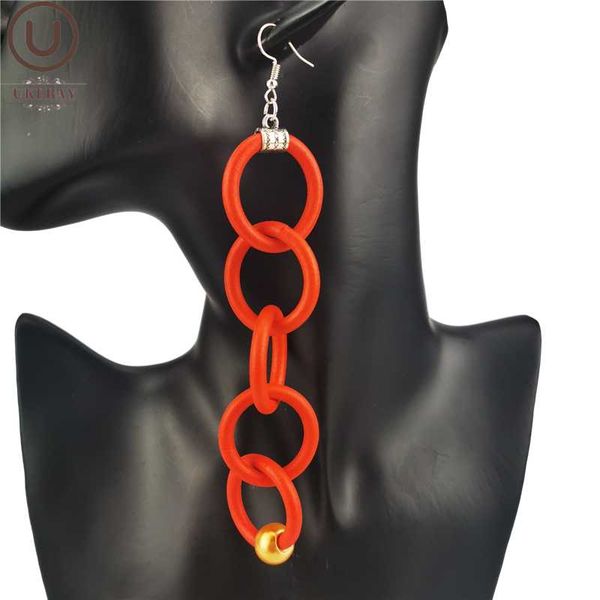 

ukebay new long earrings women fashion drop earring 5 colors boho jewelry multicolor design long earrings ear accessories gifts, Silver