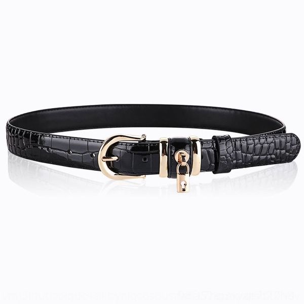 

qv4d4 нового аллигатора pin женщины досуг pinleather пояса женских женщины просто украшение корова ремень универсального eirq6, Black;brown