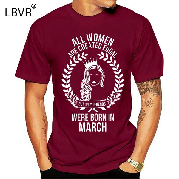 

fashion women's all women are created equal but only legends were born in march tees sport sweatshirt hoodie t shirt