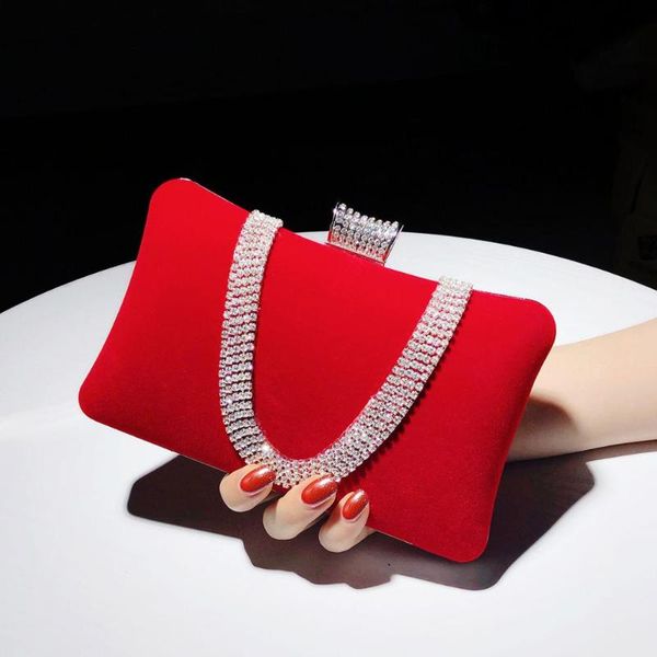 

clutch bags small handbags ladies bag female evening 2021 red bride wedding dress