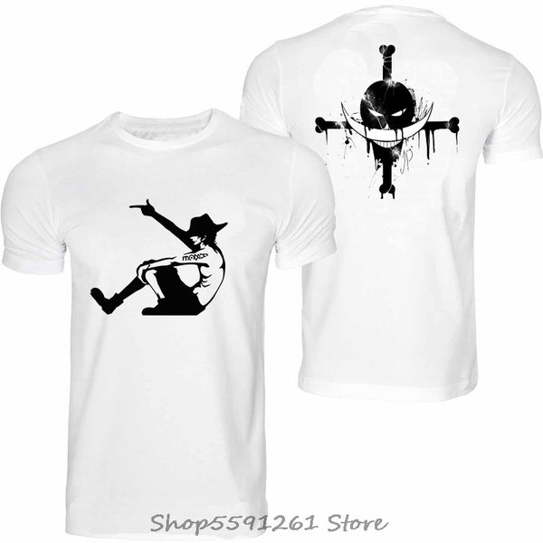 

anime one piece edward new gate beard clothing short sleeve casual tees summer streetwear sport hooded sweatshirt hoodie men t shirt