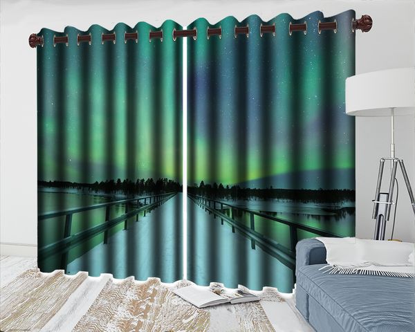 

curtains for living room dreamy bridge beautiful snow scenery curtain modern beautiful window 3d curtain