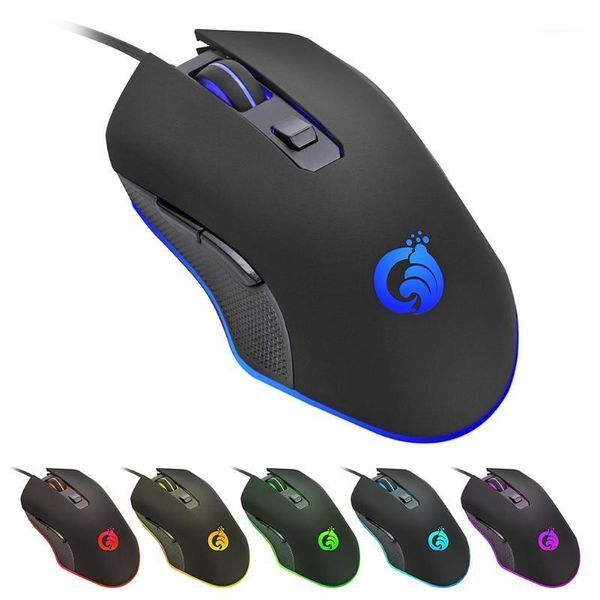 

mice usb wired mouse 6 buttons 3200dpi optical computer gaming gamer with rgb backlight1