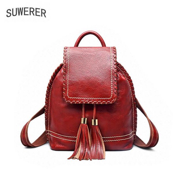 

suwerer 2020 new genuine leather backpack women luxury backpack women bags designer bags fashion bag