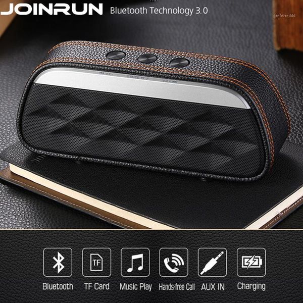 

joinrun wireless bluetooth speaker portable handswith usb tf card fm radio stereo sound double speaker subwoofer player1