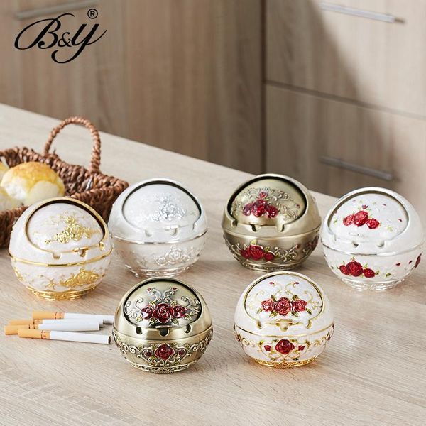 

шаровой замок металл пепельница с крышкой зажигалка курение автоаксессуары пепельница сигареты бездымной пепельница кпт bbyfon wrhome