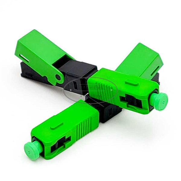 

fiber optic equipment ftth sc apc single-mode quick connector sm fast