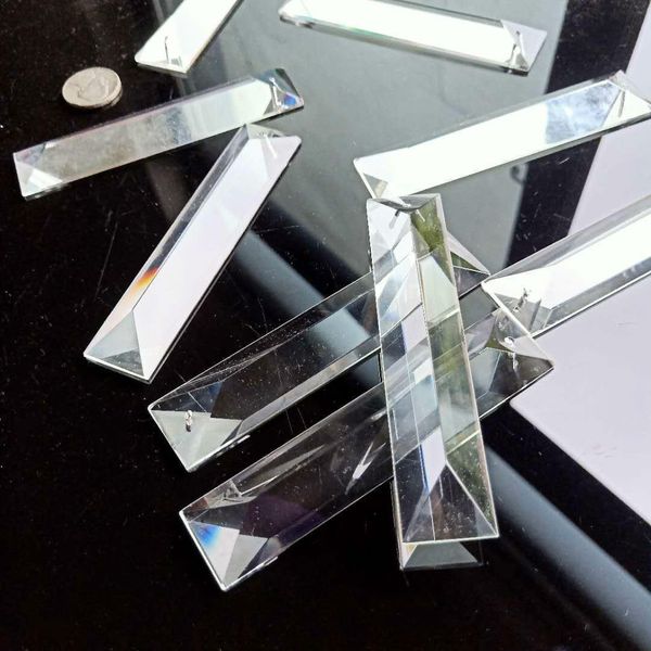 

100mm clear crystal bar suncatcher pendants chandelier crystals prisms hanging ornament home decoration lighting accessories h jllvux
