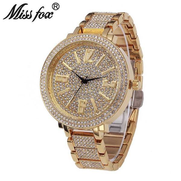 

selling alloy inlaid british watch large dial men's fashion star diamond watch, Slivery;brown