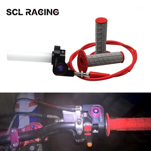 

scl racing 1set motorcycle throttle grip quick twist gas throttle settle with cable fit on 7/8" 22mm handle bar1